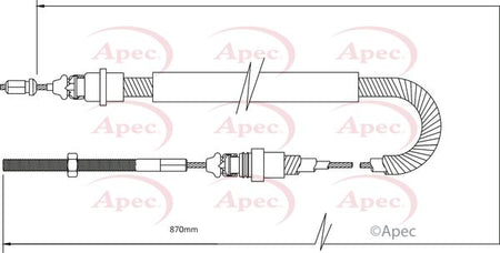 Apec CAB1330 Cable Pull, parking brake - 1