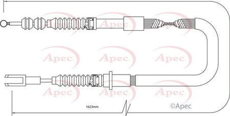 Apec CAB1430 Cable Pull, parking brake - 1