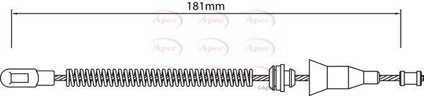 Apec CAB1453 Cable Pull, parking brake - 1