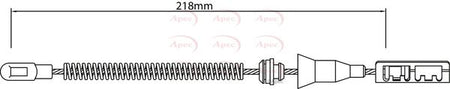 Apec CAB1472 Cable Pull, parking brake - 1