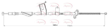 Apec CAB1485 Cable Pull, parking brake - 1