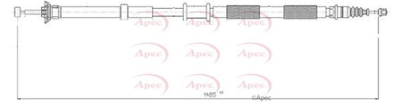 Apec CAB1553 Cable Pull, parking brake - 1