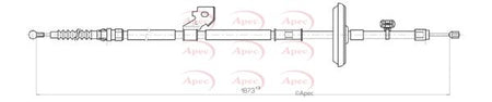 Apec CAB1623 Cable Pull, parking brake - 1