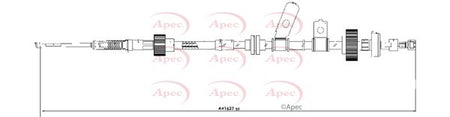 Apec CAB1662 Cable Pull, parking brake - 1