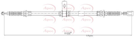 Apec CAB1665 Cable Pull, parking brake - 1