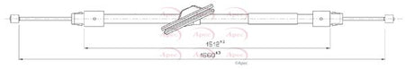 Apec CAB1794 Cable Pull, parking brake - 1