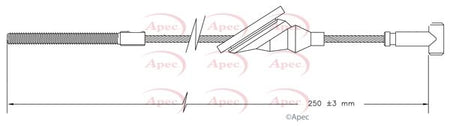 Apec CAB1814 Cable Pull, parking brake - 1