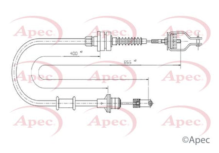 Apec CAB5005 Cable Pull, clutch control - 1