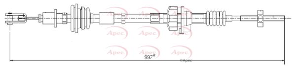 Apec CAB5012 Cable Pull, clutch control - 1