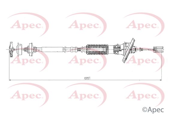Apec CAB5014 Cable Pull, clutch control - 1