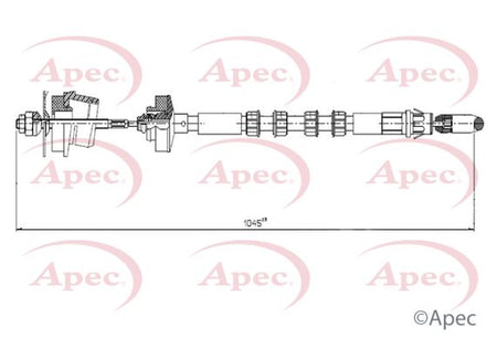 Apec CAB5026 Cable Pull, clutch control - 1