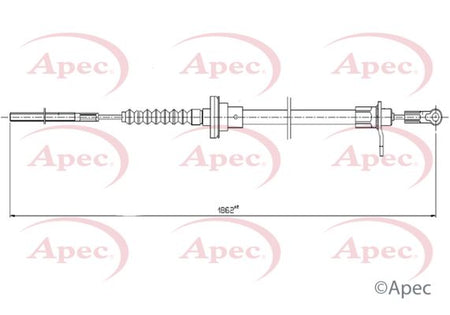Apec CAB5027 Cable Pull, clutch control - 1