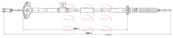 Apec CAB5028 Cable Pull, clutch control - 1