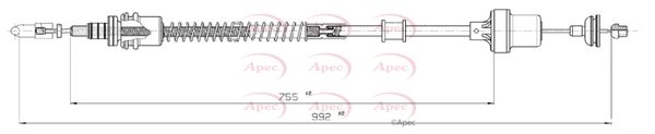 Apec CAB5029 Cable Pull, clutch control - 1