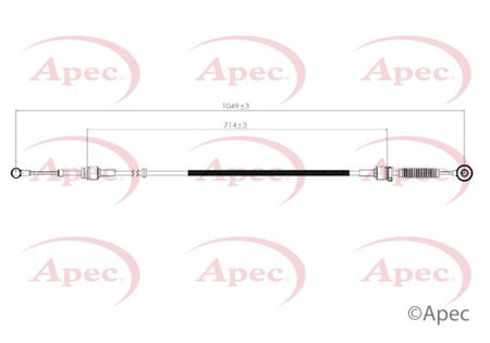 Apec CAB7050 Cable Pull, manual transmission - 1