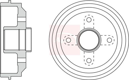 Apec DRM9142 Brake Drum - 1