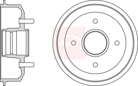 Apec DRM9145 Brake Drum - 1