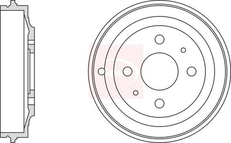 Apec DRM9147 Brake Drum - 1