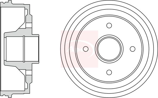 Apec DRM9168 Brake Drum - 1