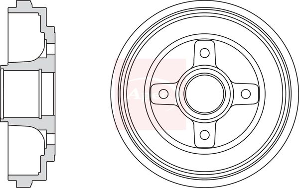 Apec DRM9200 Brake Drum - 1