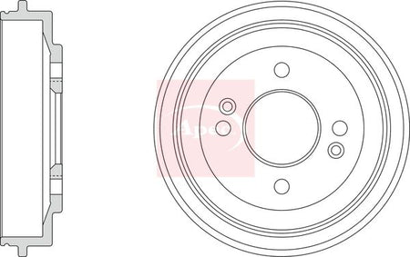 Apec DRM9223 Brake Drum - 1