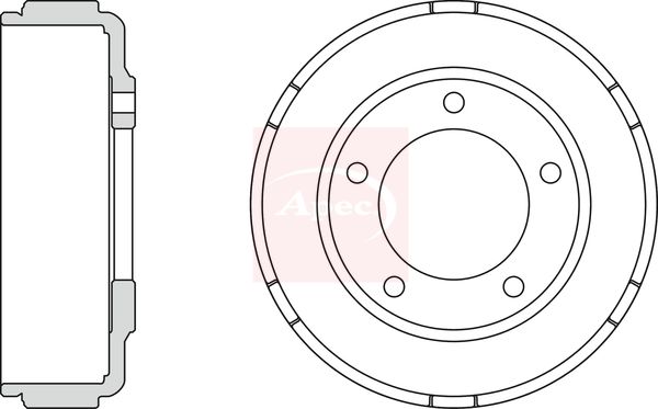 Apec DRM9919 Brake Drum - 1