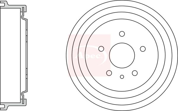 Apec DRM9939 Brake Drum - 1
