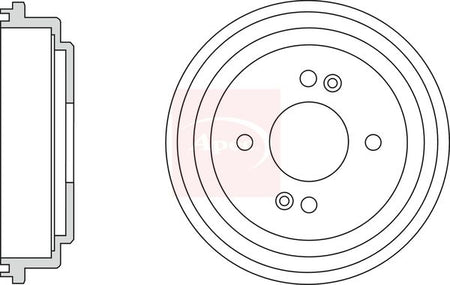 Apec DRM9948 Brake Drum - 1