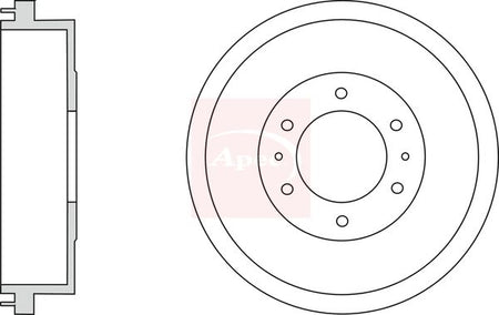 Apec DRM9950 Brake Drum - 1