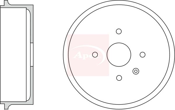 Apec DRM9960 Brake Drum - 1