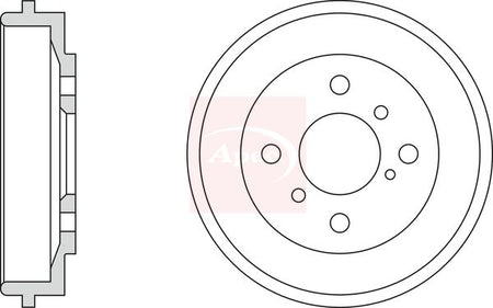 Apec DRM9977 Brake Drum - 1