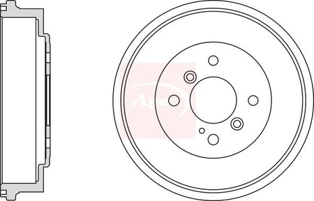 Apec DRM9990 Brake Drum - 1