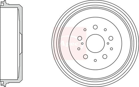 Apec DRM9997 Brake Drum - 1
