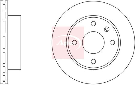 Apec DSK145 Brake Disc - 1