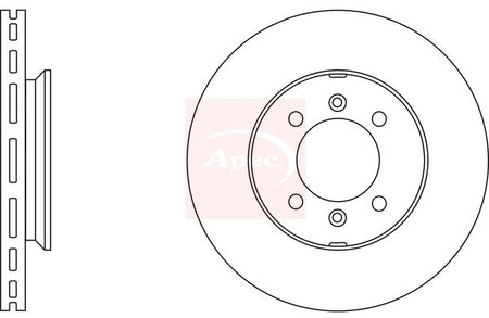 Apec DSK150 Brake Disc - 1