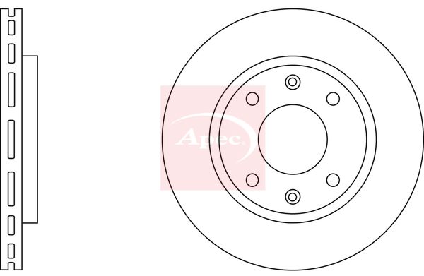 Apec DSK151 Brake Disc - 2