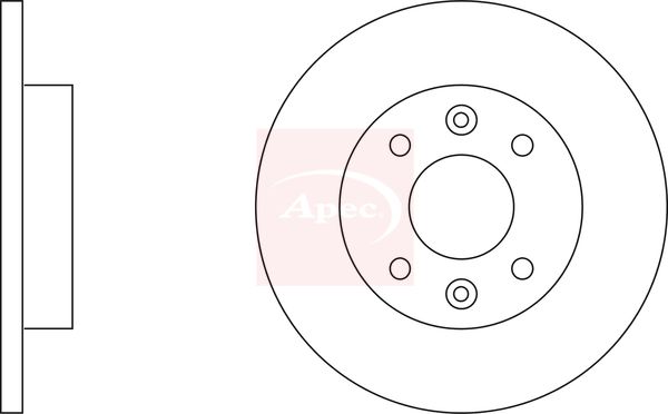Apec DSK179 Brake Disc - 2