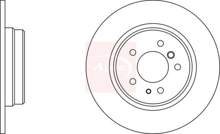 Apec DSK2010 Brake Disc - 1