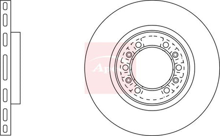 Apec DSK2024 Brake Disc - 1