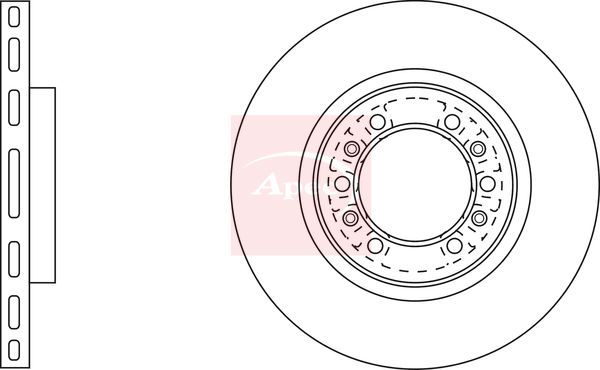 Apec DSK2024 Brake Disc - 1