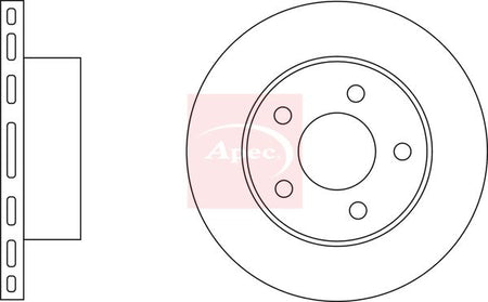 Apec DSK2025 Brake Disc - 1