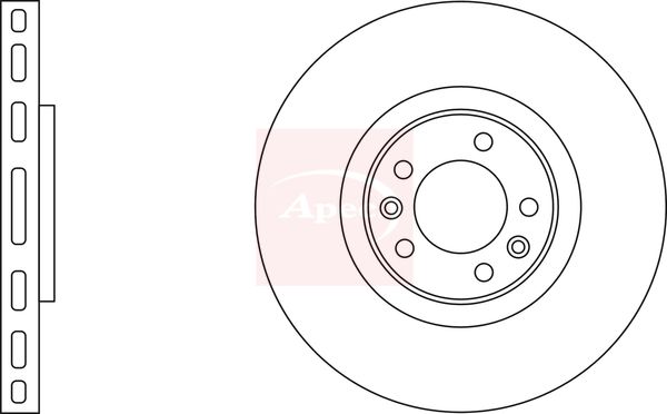 Apec DSK2030 Brake Disc - 1