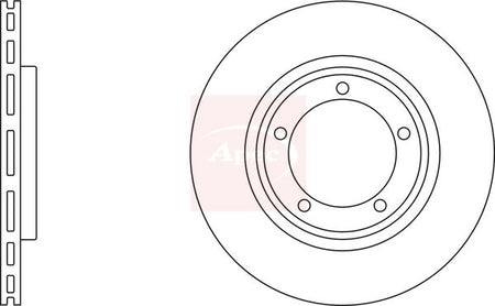 Apec DSK2042 Brake Disc - 1