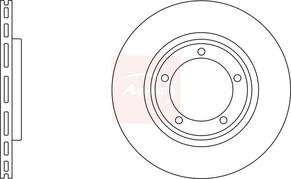 Apec DSK2042 Brake Disc - 1
