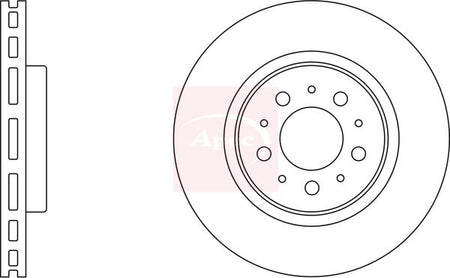 Apec DSK2050 Brake Disc - 1