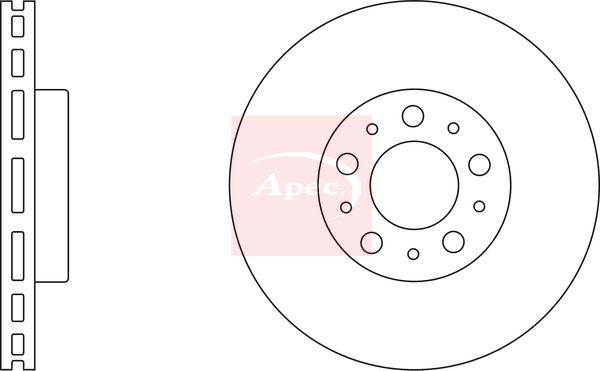 Apec DSK2051 Brake Disc - 2