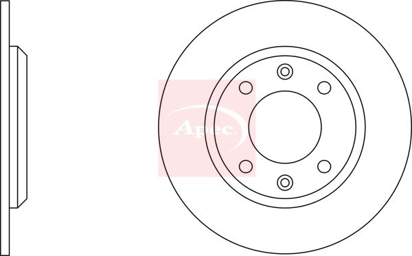 Apec DSK205 Brake Disc - 2