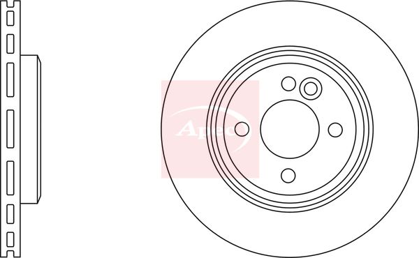 Apec DSK2060 Brake Disc - 2