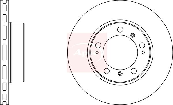 Apec DSK2090 Brake Disc - 1