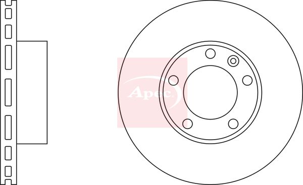 Apec DSK2092 Brake Disc - 2